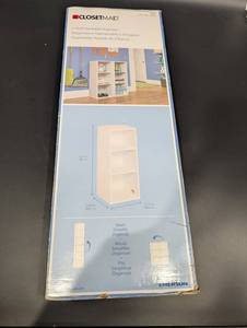 ClosetMaid 3-Shelf Stackable Organizer - 31.5 in Tall x 11.63 in Wide x 12.13 in Deep