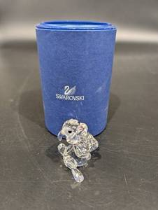 Swarovski Disney Elements Crystal Turtle Figurine - Blue Box Packaging