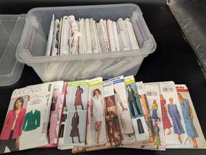 McCalls & Simplicity Vintage Sewing Patterns Assortment - Khaliah Ali Line