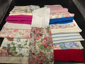 Assorted Floral & Stripe Fabric Bundle - Mixed Print Quilt Fabrics