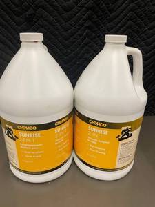 CHEMCO Sunrise 2-EN-1 2-in-1 Dish & Floor Cleaner 1 Gal (Lot of 2)