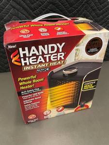 Handy Heater Instant Heat Pro Portable Space Heater 1500W Copper Infused Ceramic