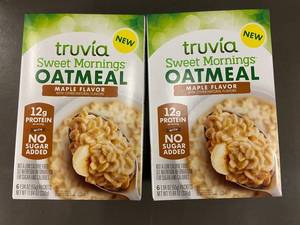 NE 2 - Truvia Sweet Mornings Oatmeal Maple Flavor - 2-Pack