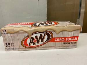 PLST 2 - A&W Root Beer 12-Pack Zero Sugar Caffeine Free
