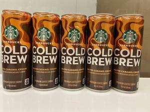 ARAB 2 - Starbucks Salted Caramel Cream Cold Brew 11 Oz Cans - 5-Pack