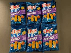 TN 1 - Chex Mix Remix Zesty Taco Snack Mix 7 oz (198g) Bags - 6 Count