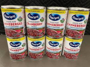 RI 1 - Ocean Spray Whole Berry Cranberry Sauce - 8-Can Pack