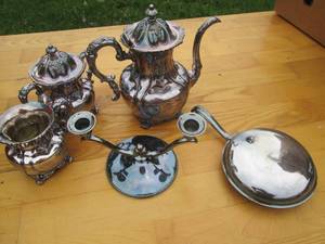 Silver Plated Tea Set as shown in p...
