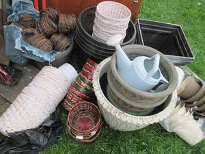 Massive mountain of assorted wicker...