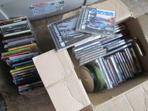 Music CDs from a variety of genres...