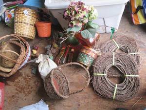 Tuscan style home decor with assort...