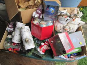 Variety of Winter Snowman, Christma...