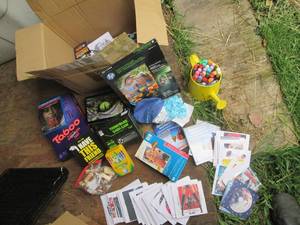 Photo paper, markers, crayons, card...