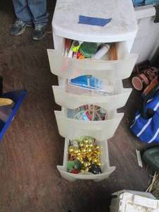 Four drawer space saving organizer ...