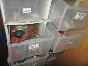 Pair of 3-drawer organizers contain...