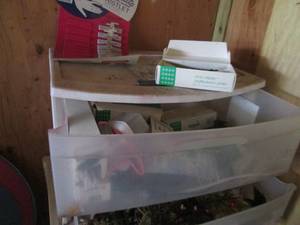 Wide 2-drawer organizer containing ...