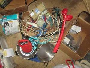 Variety of pet toys, accessories an...