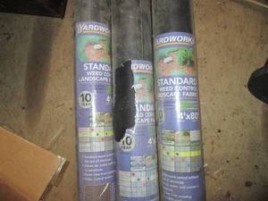 3- 4ft80ft rolls of landscape fab...