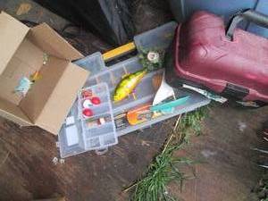 Small Plastic tacklebox, part organ...