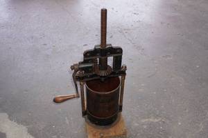 Antique Cast Iron Press Sausage Stuffer