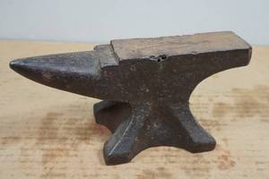 Antique 8  Mini Cast Iron Anvil
