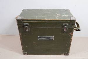 Antique WWII Foxhole Field Signal Corp Radio Head Set