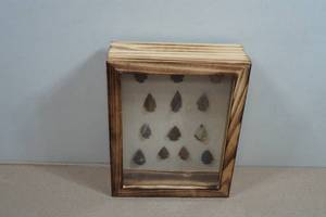 Arrow Head Collection in Shadow Box
