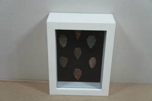 Arrow Head Collection in Shadow Box