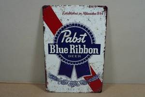 Novelty Metal Sign - Pabst Blue Ribbon