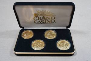 1995-96 Grand Casino Collectors Coin Set