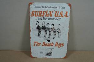 Vintage Style Metal Sign - The Beach Boys