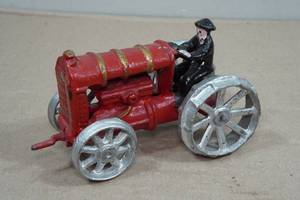 Vintage Cast Iron Tractor