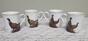 Four Wild Wings Ring-Necked Pheasant coffee mugs.&nbsp&nbsp