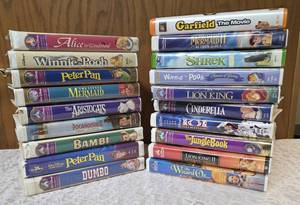 Nineteen - vintage Walt Disney Masterpiece VHS tapes.  The VHS tapes have not been tested.&nbsp&nbsp
