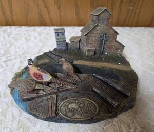 Terry Redland Prairie Skyline Plate Holder in box.  Terry Redland Collector Plate Evening Surprise and   Some Things Never Change Collector Plate by Artist Linda Picken.&nbsp