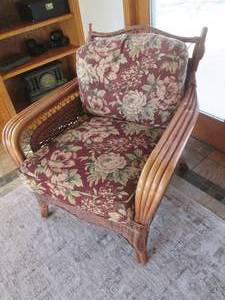 Wicker Rattan patio club chair with...