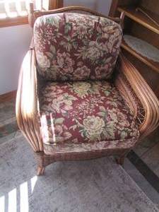 Wicker Rattan patio club chair with...