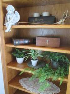 Elegant wood, Cherub and greenery d...