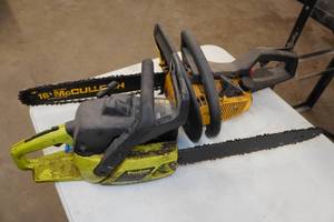2 Gas Chainsaws
