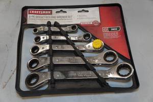 Craftsman 5 Piece Offset Box-End Ratcheting Wrench Set