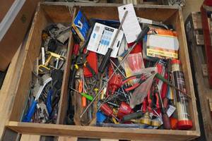 Assorted Tools - Pliers, Picks, Hole Saws