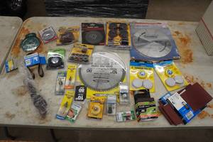 Rotary Tool Bits, Saw Blades, and Sand Paper