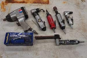 Assorted Air Tools - Grinders, Impact