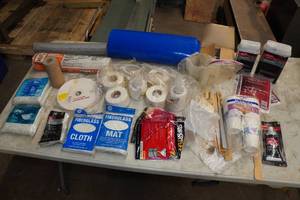 Body Work Consumables - Mix Cups, Resin, Fiberglass Mat, Glaze