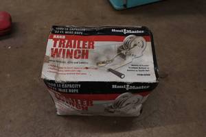 Haul Master Hand Trailer Winch