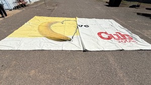 Heavy Duty 14 x 48 Advertising Tarp - Cub Foods