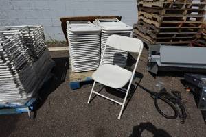 45 Rental Type Folding Chairs - White