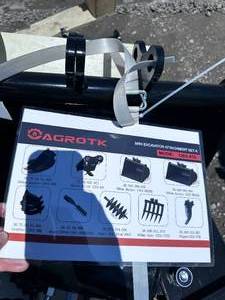 Mini Excavator Attachment AGT 2026 Unused 12EX-ATA