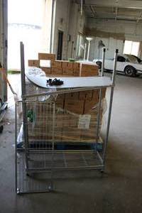 Metal Rolling Shelf includes liners...