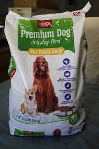 30lb Bag of Premium Dog Food For Ad...